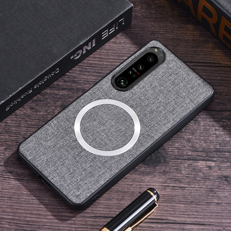CD Magsafe Magnetic Cloth Texture Phone Case, For Sony Xperia 1 VIII, For Sony Xperia 1 VI