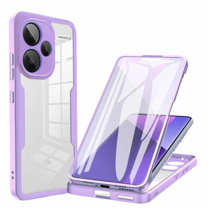 Acrylic + TPU 360 Degrees Full Coverage Phone Case, For Xiaomi Redmi Note 13 Pro 4G, For Xiaomi Redmi Note 13 4G, For Xiaomi Redmi Note 13 5G, For Xiaomi Redmi Note 13 Pro+ 5G, For Xiaomi Redmi Note 13 Pro 5G