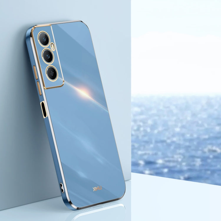 XINLI Straight Edge 6D Electroplate TPU Phone Case, For Realme C65