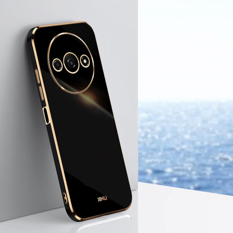 XINLI Straight Edge 6D Electroplate TPU Phone Case, For Xiaomi Civi 4 Pro, For Xiaomi Redmi A3, For Xiaomi 14 Ultra 5G