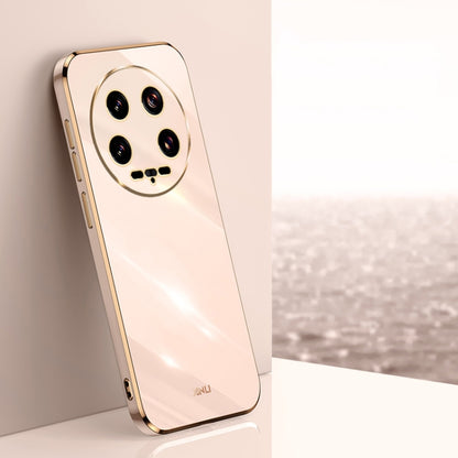 XINLI Straight Edge 6D Electroplate TPU Phone Case, For Xiaomi Civi 4 Pro, For Xiaomi Redmi A3, For Xiaomi 14 Ultra 5G