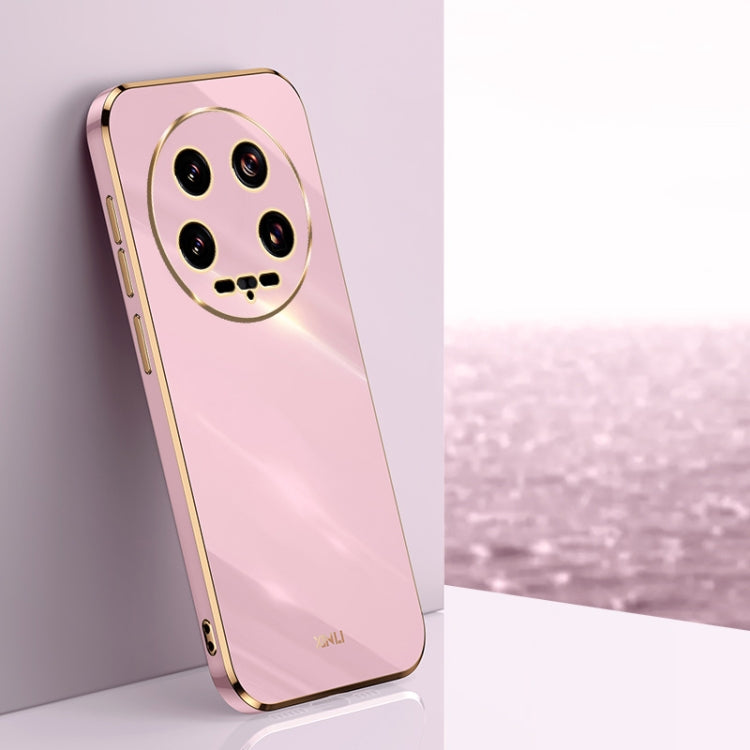 XINLI Straight Edge 6D Electroplate TPU Phone Case, For Xiaomi Civi 4 Pro, For Xiaomi Redmi A3, For Xiaomi 14 Ultra 5G