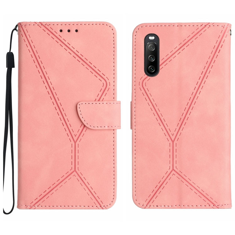 Stitching Embossed Leather Phone Case, For Sony Xperia 1 VIII, For Sony Xperia 10 VII, For Sony Xperia 1 VII, For Sony Xperia 10 VI, For Sony Xperia 1 VI