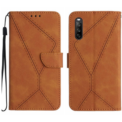 Stitching Embossed Leather Phone Case, For Sony Xperia 1 VIII, For Sony Xperia 10 VII, For Sony Xperia 1 VII, For Sony Xperia 10 VI, For Sony Xperia 1 VI