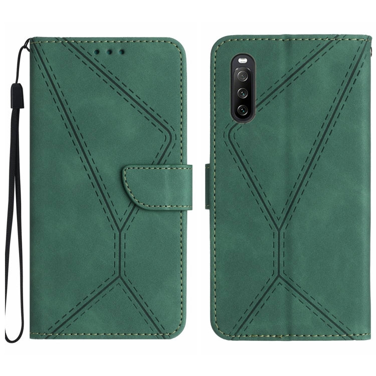 Stitching Embossed Leather Phone Case, For Sony Xperia 1 VIII, For Sony Xperia 10 VII, For Sony Xperia 1 VII, For Sony Xperia 10 VI, For Sony Xperia 1 VI