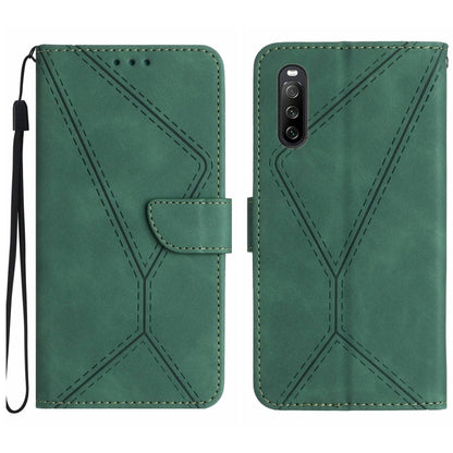 Stitching Embossed Leather Phone Case, For Sony Xperia 1 VIII, For Sony Xperia 10 VII, For Sony Xperia 1 VII, For Sony Xperia 10 VI, For Sony Xperia 1 VI