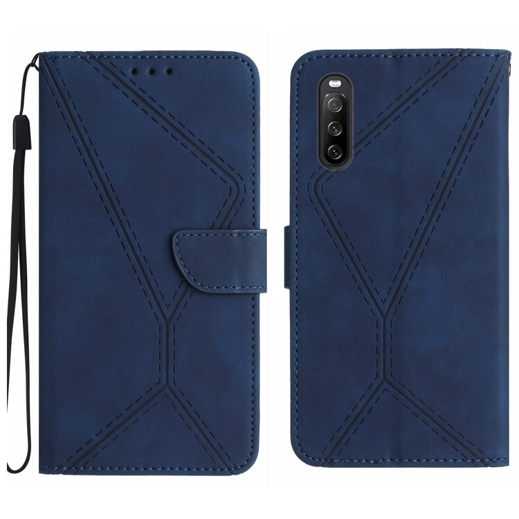 Stitching Embossed Leather Phone Case, For Sony Xperia 1 VIII, For Sony Xperia 10 VII, For Sony Xperia 1 VII, For Sony Xperia 10 VI, For Sony Xperia 1 VI