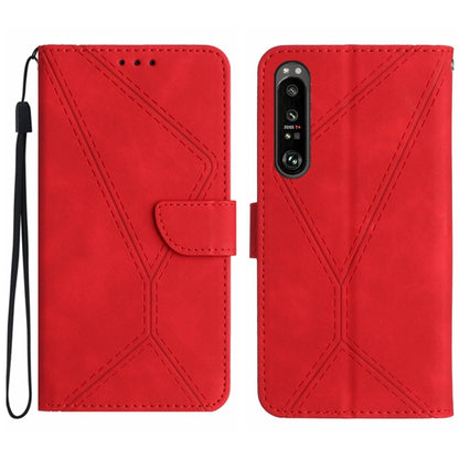 Stitching Embossed Leather Phone Case, For Sony Xperia 1 VIII, For Sony Xperia 10 VII, For Sony Xperia 1 VII, For Sony Xperia 10 VI, For Sony Xperia 1 VI