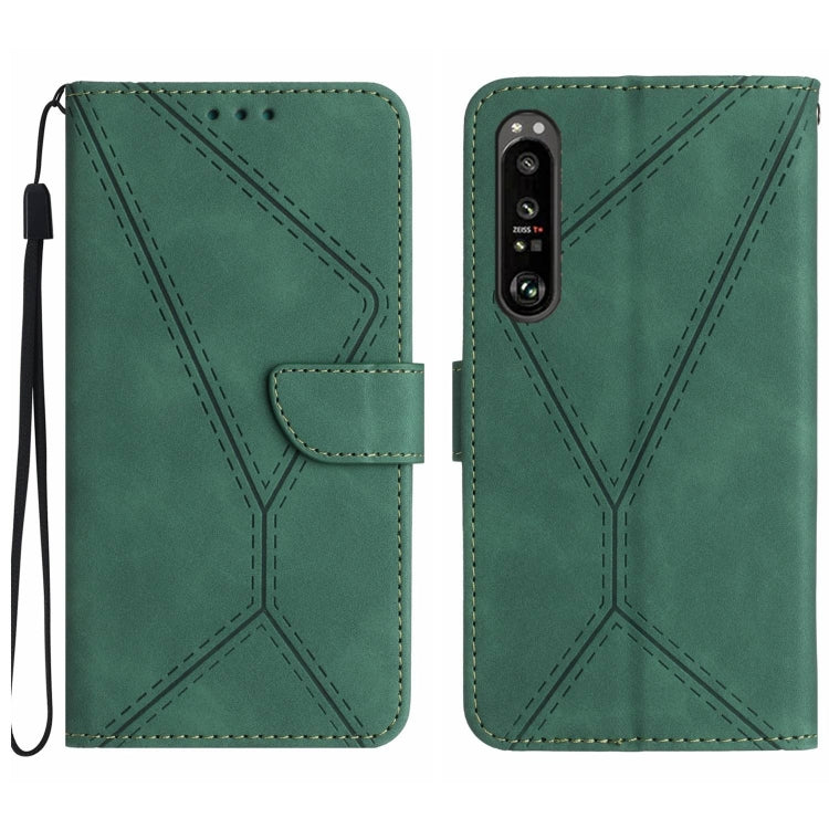 Stitching Embossed Leather Phone Case, For Sony Xperia 1 VIII, For Sony Xperia 10 VII, For Sony Xperia 1 VII, For Sony Xperia 10 VI, For Sony Xperia 1 VI