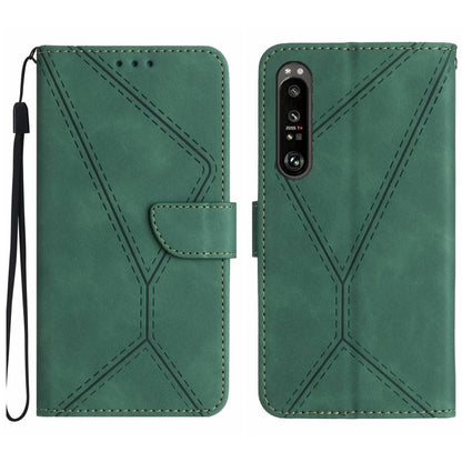 Stitching Embossed Leather Phone Case, For Sony Xperia 1 VIII, For Sony Xperia 10 VII, For Sony Xperia 1 VII, For Sony Xperia 10 VI, For Sony Xperia 1 VI