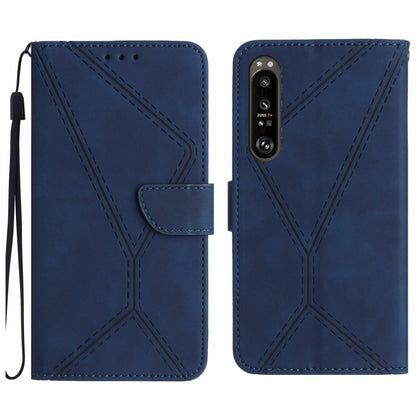 Stitching Embossed Leather Phone Case, For Sony Xperia 1 VIII, For Sony Xperia 10 VII, For Sony Xperia 1 VII, For Sony Xperia 10 VI, For Sony Xperia 1 VI