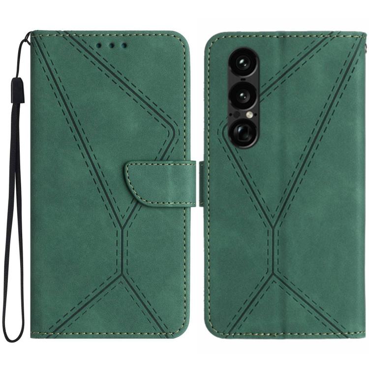 Stitching Embossed Leather Phone Case, For Sony Xperia 1 VIII, For Sony Xperia 10 VII, For Sony Xperia 1 VII, For Sony Xperia 10 VI, For Sony Xperia 1 VI