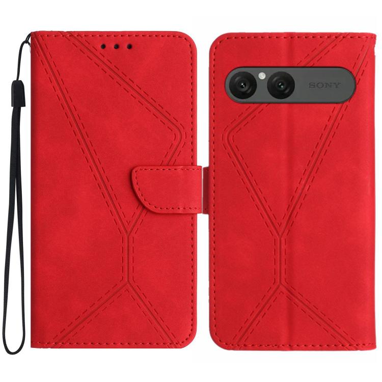 Stitching Embossed Leather Phone Case, For Sony Xperia 1 VIII, For Sony Xperia 10 VII, For Sony Xperia 1 VII, For Sony Xperia 10 VI, For Sony Xperia 1 VI