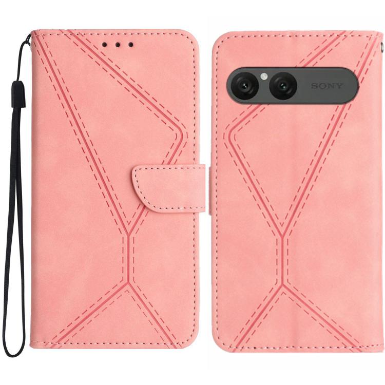 Stitching Embossed Leather Phone Case, For Sony Xperia 1 VIII, For Sony Xperia 10 VII, For Sony Xperia 1 VII, For Sony Xperia 10 VI, For Sony Xperia 1 VI