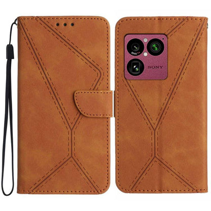 Stitching Embossed Leather Phone Case, For Sony Xperia 1 VIII, For Sony Xperia 10 VII, For Sony Xperia 1 VII, For Sony Xperia 10 VI, For Sony Xperia 1 VI