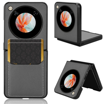 Litchi Texture Card Slots Back Cover Phone Case, For ZTE Nubia Fold, For ZTE nubia Flip2, For ZTE nubia Flip / Libero Flip