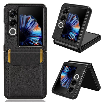 Litchi Texture Card Slots Back Cover Phone Case, For ZTE Nubia Fold, For ZTE nubia Flip2, For ZTE nubia Flip / Libero Flip