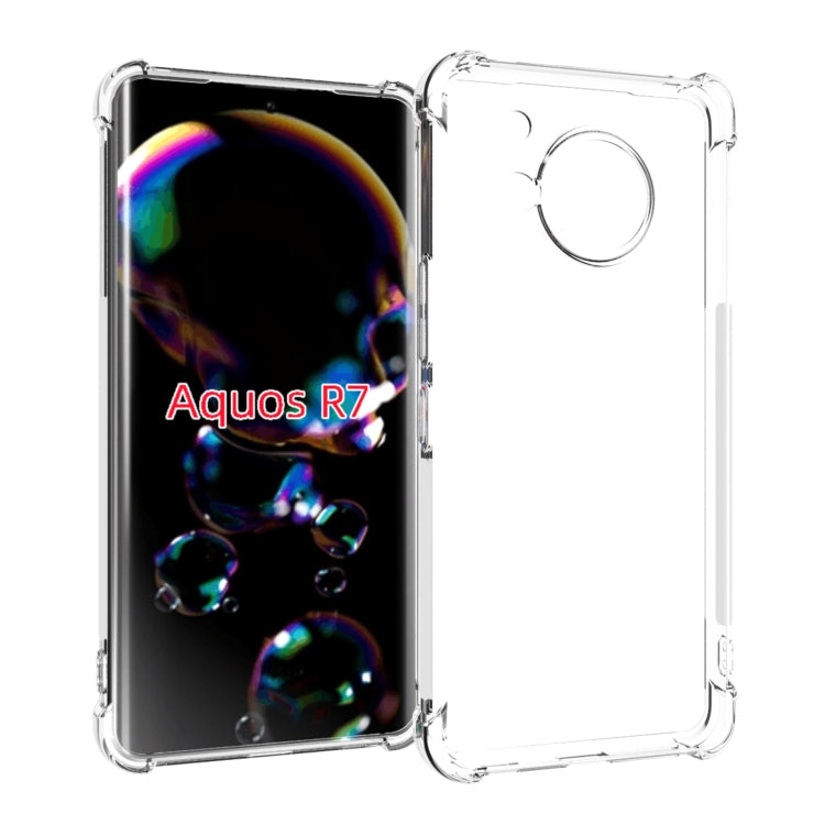Shockproof Non-slip Thickening TPU Phone Case, For Sharp Aquos wish6, For Sharp Aquos R11, For Sharp Aquos wish5, For Sharp Aquos sense9, For Sharp Aquos R9 Pro, For Sharp Basio Active, For Sharp Aquos sense7 plus, For Sharp Aquos sense7               ...