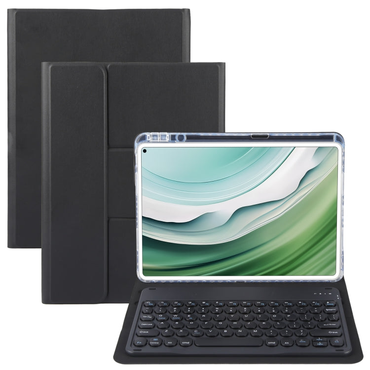 Round Button Bluetooth Keyboard Rotatable Holder Leather Case, For Huawei MatePad Pro 11 2024 / 2022, For Huawei MatePad Air 11.5, For Huawei MatePad 11 2023 / 2021