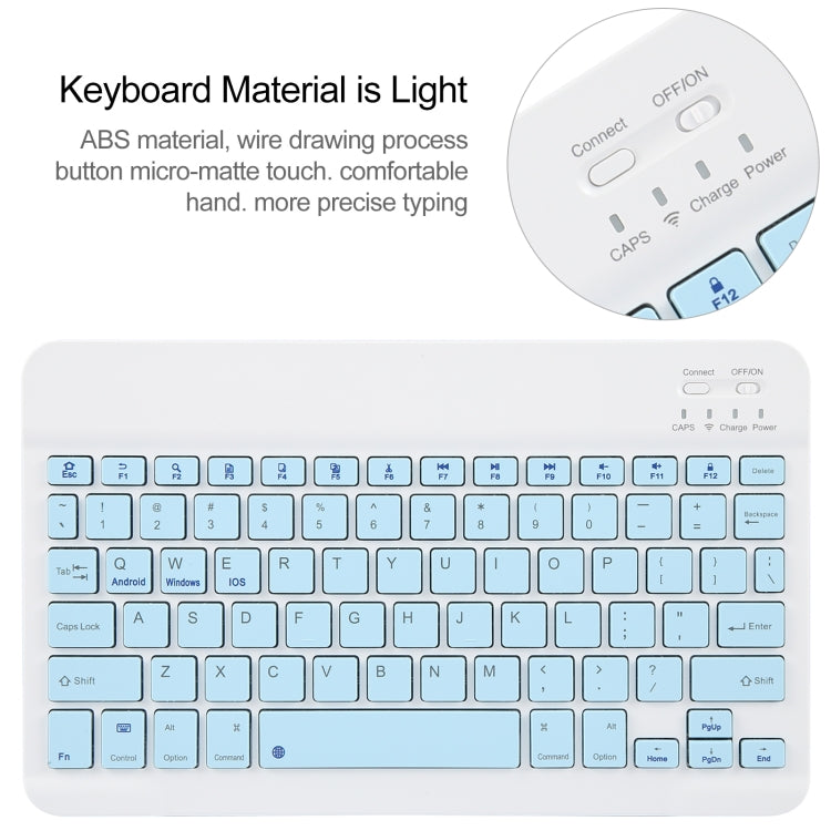 Square Button Bluetooth Keyboard Rotatable Holder Leather Case, For Huawei MatePad Pro 11 2024 / 2022, For Huawei MatePad Air 11.5, For Huawei MatePad 11 2023 / 2021