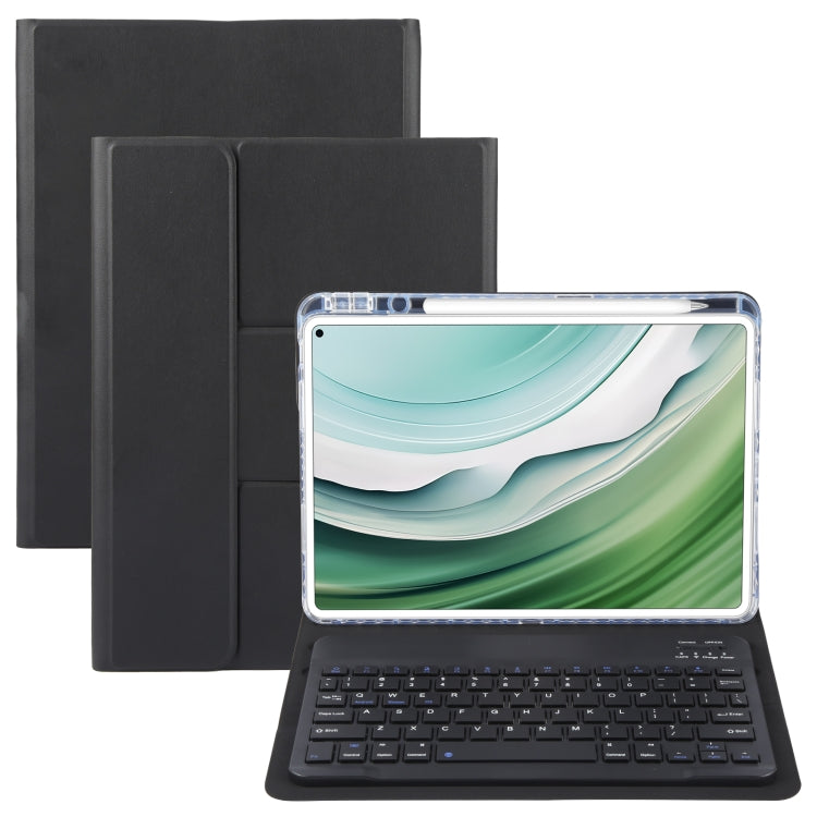 Square Button Bluetooth Keyboard Rotatable Holder Leather Case, For Huawei MatePad Pro 11 2024 / 2022, For Huawei MatePad Air 11.5, For Huawei MatePad 11 2023 / 2021