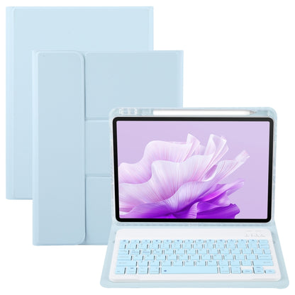 Square Button Bluetooth Keyboard Rotatable Holder Leather Case, For Huawei MatePad Pro 11 2024 / 2022, For Huawei MatePad Air 11.5, For Huawei MatePad 11 2023 / 2021