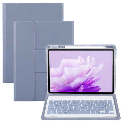 Square Button Bluetooth Keyboard Rotatable Holder Leather Case, For Huawei MatePad Pro 11 2024 / 2022, For Huawei MatePad Air 11.5, For Huawei MatePad 11 2023 / 2021