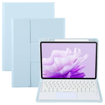 Square Button Bluetooth Keyboard Rotatable Holder Leather Case with Touchpad, For Huawei MatePad Pro 11 2024 / 2022, For Huawei MatePad Air 11.5, For Huawei MatePad 11 2023 / 2021