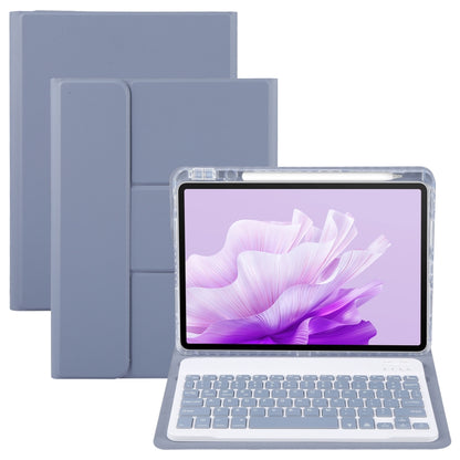 Square Button Backlight Bluetooth Keyboard Rotatable Holder Leather Case, For Huawei MatePad Pro 11 2024 / 2022, For Huawei MatePad Air 11.5, For Huawei MatePad 11 2023 / 2021
