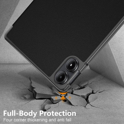 Custer Pure Color 3-Fold Stand Leather Smart Tablet Case, For Xiaomi Redmi Pad Pro 12.1
