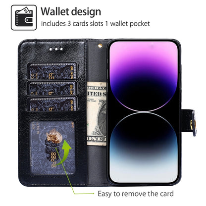Zipper Bag Leather Phone Case, For Motorola Moto G Play 4G 2024