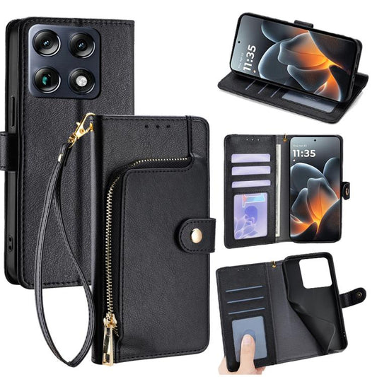 Zipper Bag Leather Phone Case, For Motorola Moto X70 Air Pro, For Motorola Moto G77 5G, For Motorola Edge 70 Fusion 5G, For Motorola Moto G67 Power 5G, For Motorola Edge 70 5G, For Motorola Moto G06 4G, For Motorola Edge 60 Pro 5G                      ...