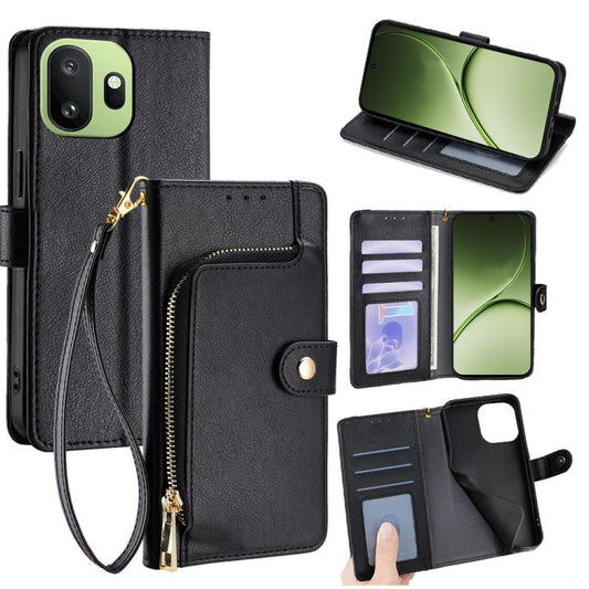 Zipper Bag Leather Phone Case, For OnePlus 15T 5G, For OnePlus Turbo 6 / 6V, For OnePlus Ace 6, For OnePlus 15 5G, For OnePlus Ace 5 Ultra / Nord 5, For OnePlus Ace 5 Racing / Nord CE5, For OnePlus Ace 5 / 5 Pro, For OnePlus Ace 3 Pro 5G               ...