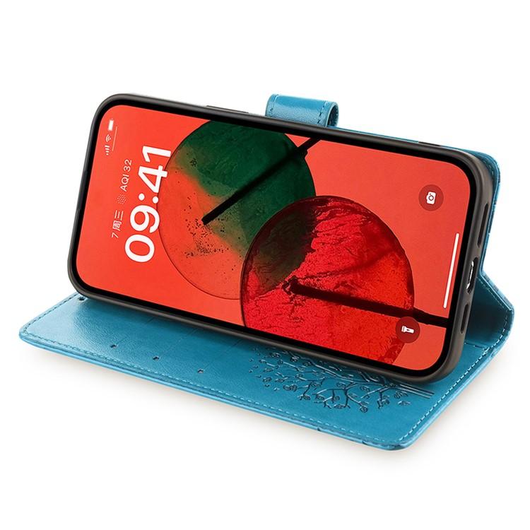 Tree & Deer Embossed Leather Phone Case, For Realme P3 Pro 5G Global, For Realme 14 Pro+ 5G, For Realme 14 Pro 5G Global, For Realme C75 4G / 14x 5G Global, For Realme C53 4G / Narzo N53 4G, For Realme Q3S