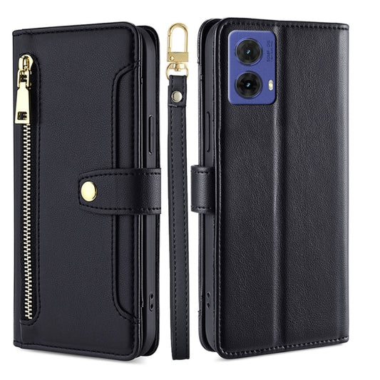 Sheep Texture Cross-body Zipper Wallet Leather Phone Case, For Motorola Moto G85 5G, For Motorola Edge 5G 2024, For Motorola Edge 50 Pro 5G, For Motorola Edge 50 Fusion 5G, For Motorola Moto G 5G 2024, For Motorola Moto G Stylus 5G 2024                ...