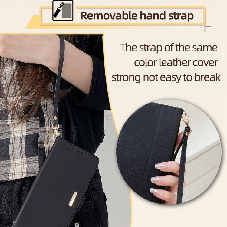 Crossbody Chain Leather Phone Case, For Huawei P50 Pro