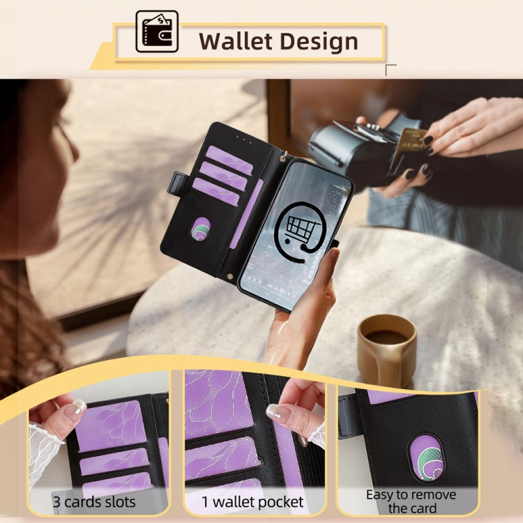 Crossbody Chain Leather Phone Case, For Huawei P50 Pro