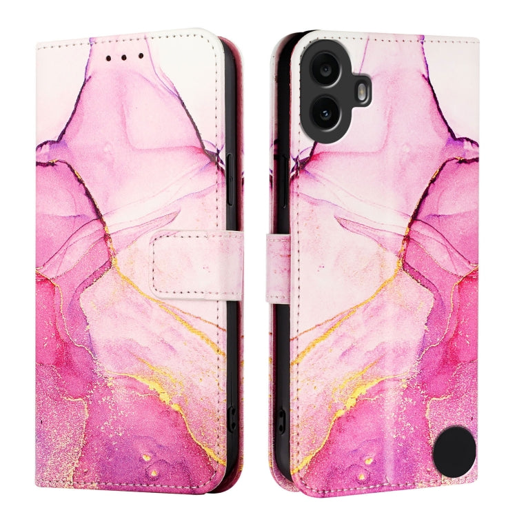 PT003 Marble Pattern Flip Leather Phone Case, For Nothing Phone 4a Pro, For Nothing Phone 4a, For Nothing CMF Phone 1, For Nothing Phone 2a