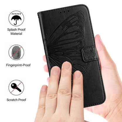 Embossed Butterfly Leather Phone Case, For Nothing Phone 4a Pro, For Nothing Phone 4a, For Nothing CMF Phone 1, For Nothing Phone 2a