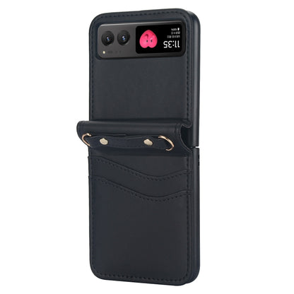 Dual Card Slots Folding Phone Case, For Motorola Razr 40, For Motorola Razr 40 Ultra
