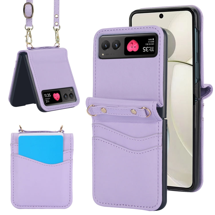 Dual Card Slots Folding Phone Case, For Motorola Razr 40, For Motorola Razr 40 Ultra