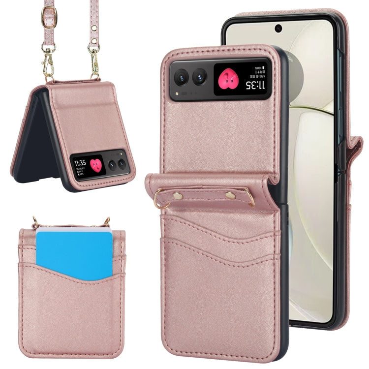 Dual Card Slots Folding Phone Case, For Motorola Razr 40, For Motorola Razr 40 Ultra