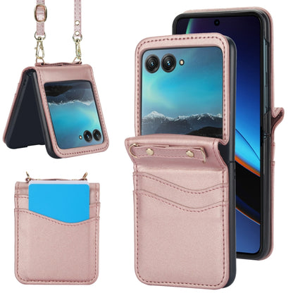 Dual Card Slots Folding Phone Case, For Motorola Razr 40, For Motorola Razr 40 Ultra