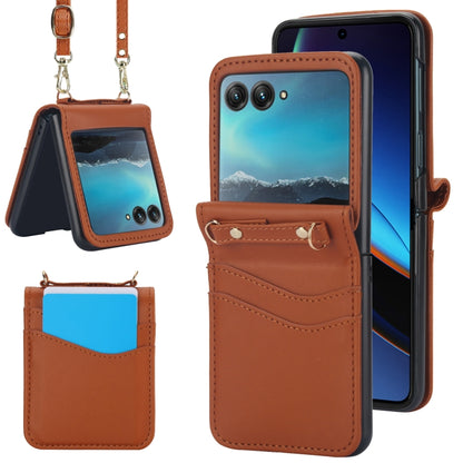 Dual Card Slots Folding Phone Case, For Motorola Razr 40, For Motorola Razr 40 Ultra