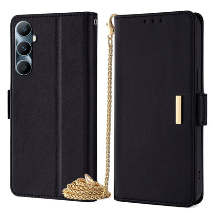 Crossbody Chain Leather Phone Case, For Realme C65 4G