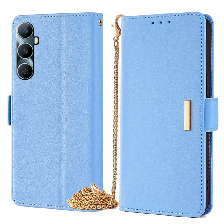 Crossbody Chain Leather Phone Case, For Realme C65 4G