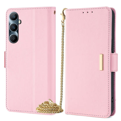 Crossbody Chain Leather Phone Case, For Realme C65 4G
