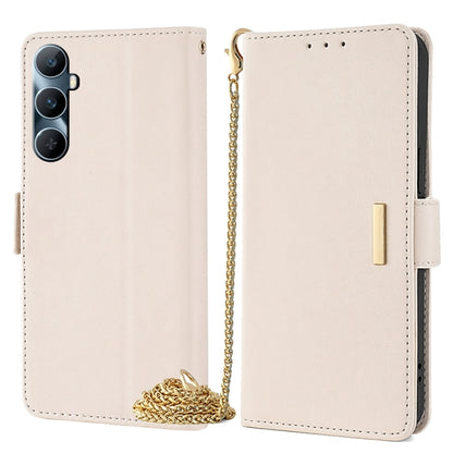 Crossbody Chain Leather Phone Case, For Realme C65 4G