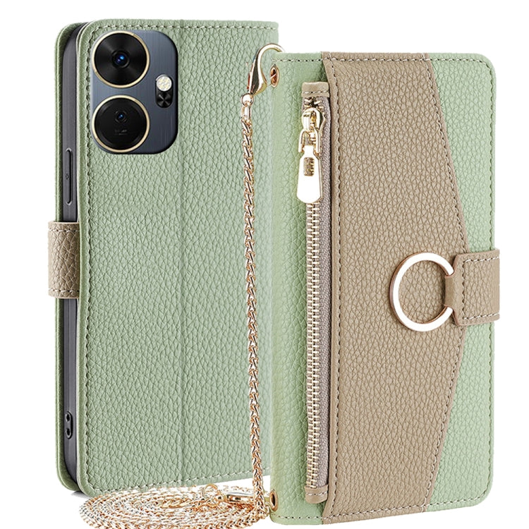 Crossbody Litchi Texture Leather Phone Case, For itel City 200 4G, For itel A100C 4G, For itel A90 4G, For itel A50 4G, For itel RS4 4G, For itel S24 4G, For itel P55+ 4G