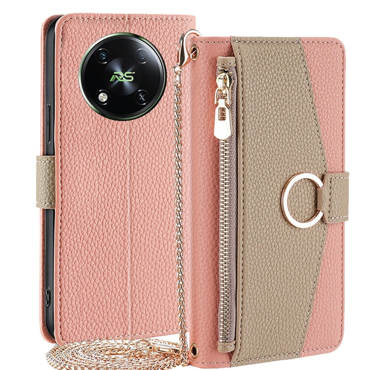 Crossbody Litchi Texture Leather Phone Case, For itel City 200 4G, For itel A100C 4G, For itel A90 4G, For itel A50 4G, For itel RS4 4G, For itel S24 4G, For itel P55+ 4G